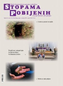 »STOPAMA POBIJENIH«, 13, SRPANJ – PROSINAC 2014.