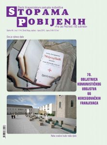STOPAMA POBIJENIH, 14, SIJEČANJ – SRPANJ 2015.